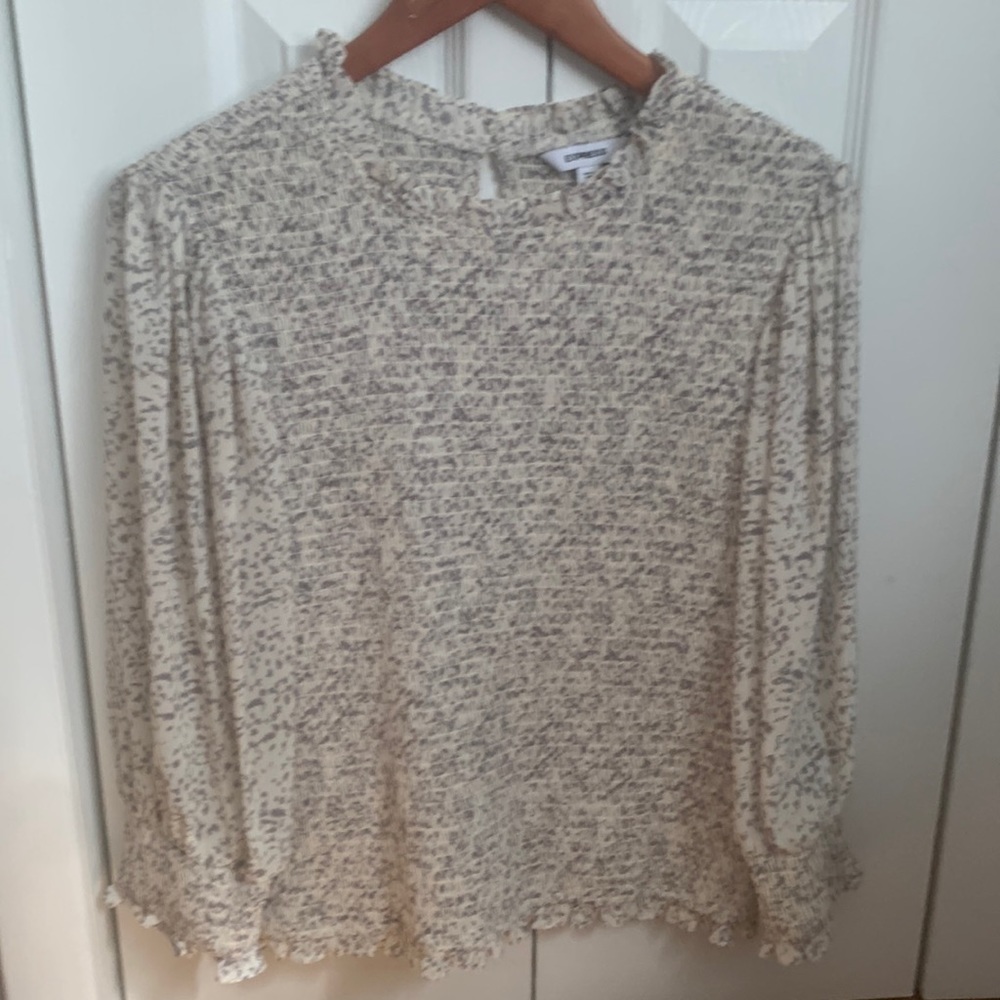 Express size Large blouse pink and grey